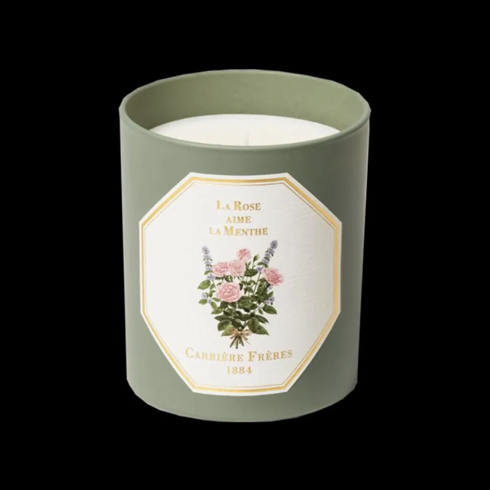 Homme Carrière Frères Floral|Homme*Bougie parfumée La Rose aime la Menthe