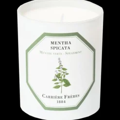 Carrière Frères Unisexe*Bougie Parfumée Menthe Verte Carriere Freres