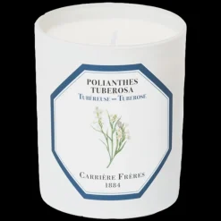 Carrière Frères Printemps|Floral*Bougie Parfumée Tubéreuse - Polianthes Tuberosa