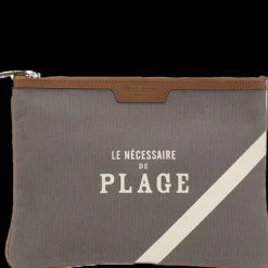Chez Dédé Unisexe*Clutch Nécessaire de Plage Noisette