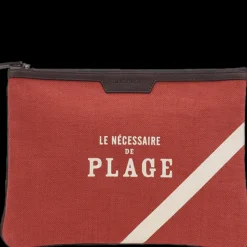 Chez Dédé Unisexe*Clutch Nécessaire de Plage Corail